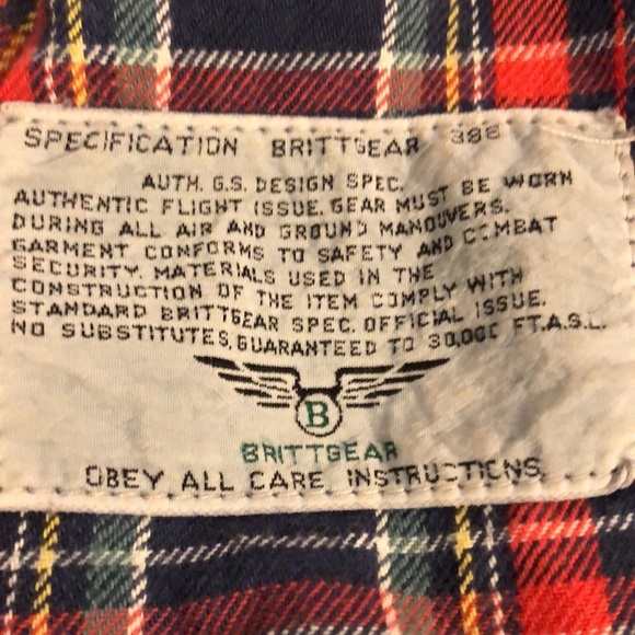 FLIGHT issue gear. Denim zip up bomber jacket.EUC! - Picture 11 of 11